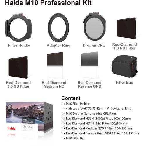 Kit De Filtros Profesional M10 Haida