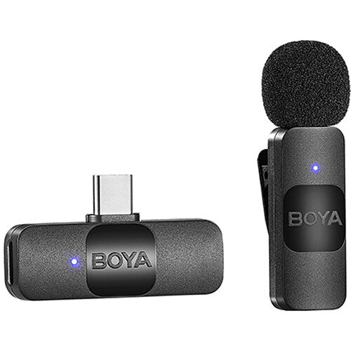 Micrófono Inalámbrico Para Usb C Boya BY-V10 Plug Play