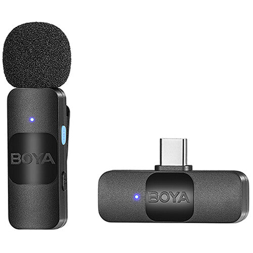 Micrófono Inalámbrico Para Usb C Boya BY-V10 Plug Play