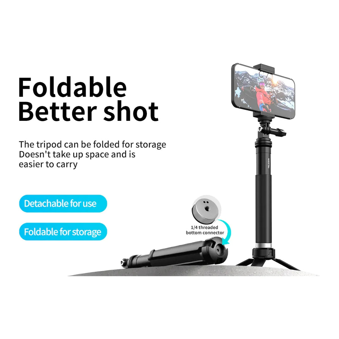 Selfie Stick Trípode Telesin Extensible Aluminio 90cm