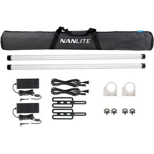 Kit Lampara Led En Barra Rgb Nanlite Pavotube 30cii 2kit