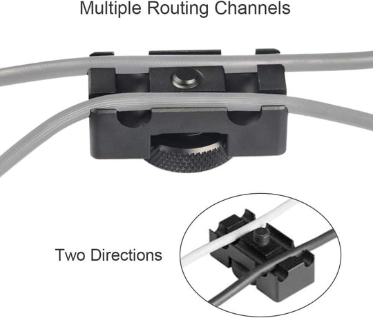 Abrazadera Soporte Para Cable En Cámara Dslr En Aluminio