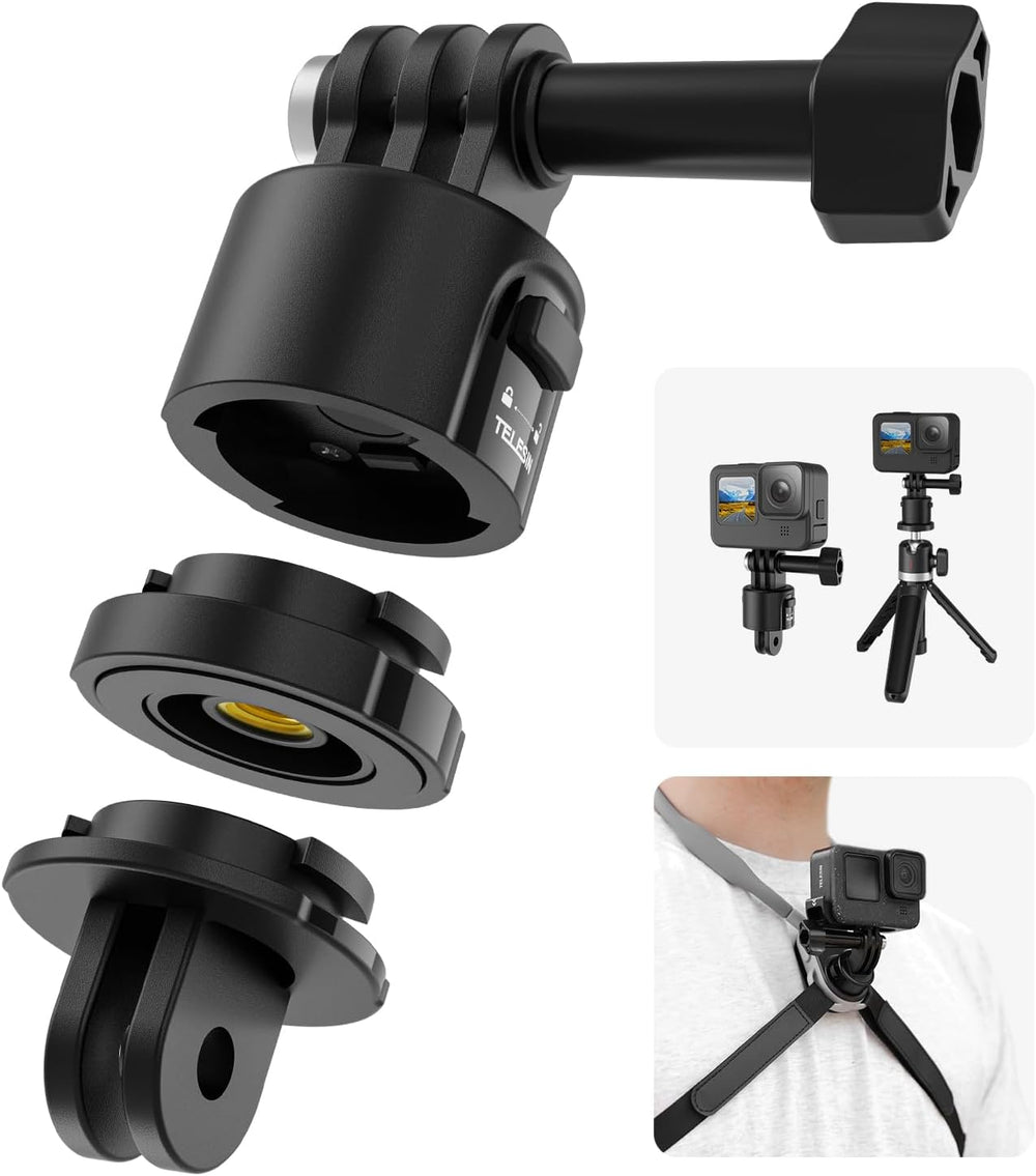 Adaptador Magnético Liberación Rápida Telesin Gopro Insta360