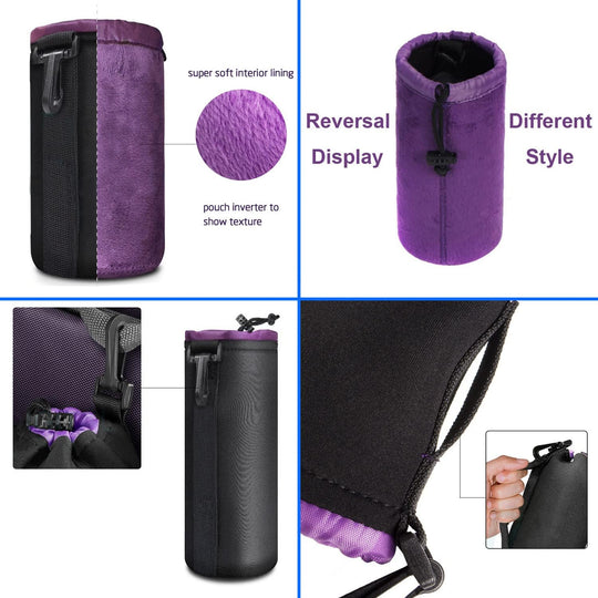 Estuche Neoprene Protector De Lente - Accesorios Camaras