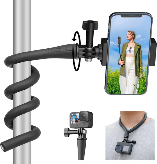 Soporte Flexible Para Gopro Insta360 + Soporte Celular Telesin