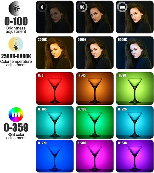 Luz Led De Fotografia Ulanzi VL120 RGB 2500-9000k