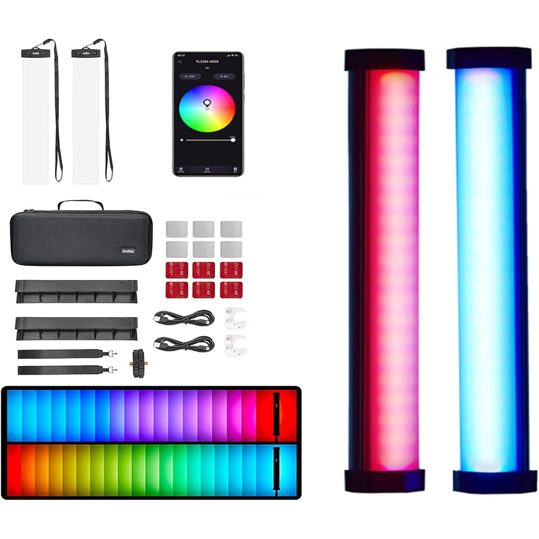 Kit Lampara Led Para Video En Barra Rgb Godox Tl-30k2