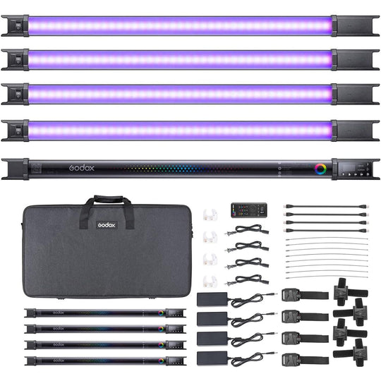 Kit Lampara Led Para Video En Barra Rgb Godox Tl-60 K4