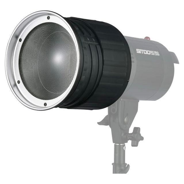 Lente Fresnel Ajustable Lámparas Bowens 12-40 Zoom