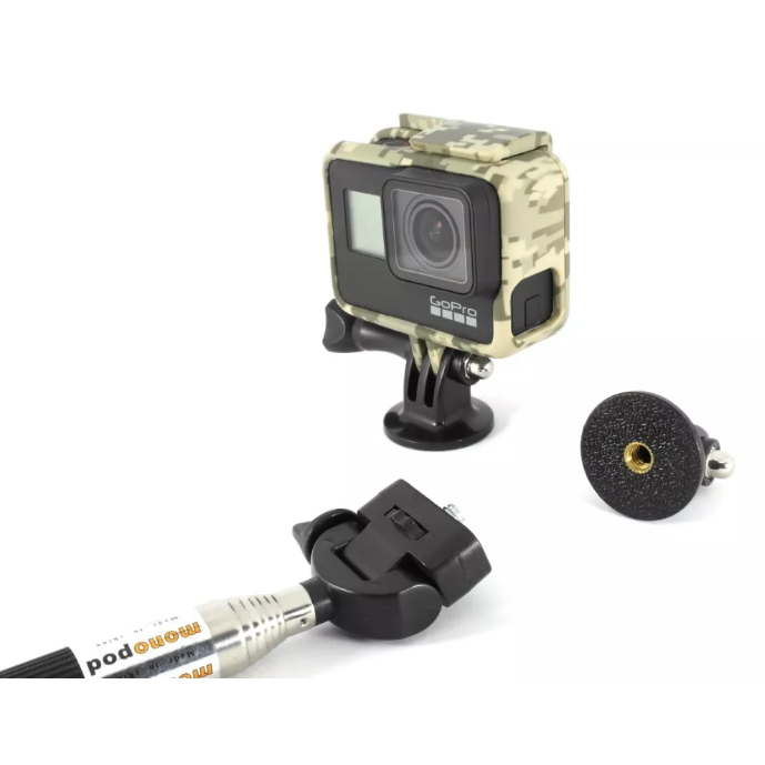 Adaptador Camara De Accion Gopro A Tripode 1/4 Universal tornilleria