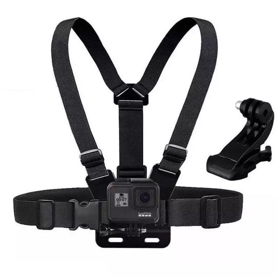 Arnes Pechera Montaje Camara De Accion Gopro + Soporte Jhook - LA BOUTIQUE FOTOGRAFICA PECHERA GOPRO LA BOUTIQUE FOTOGRAFICA