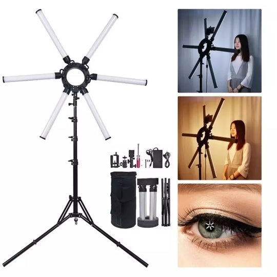 Aro De Luz Led Estrella 88cm Profesional 120w - LA BOUTIQUE FOTOGRAFICA LA BOUTIQUE FOTOGRAFICA