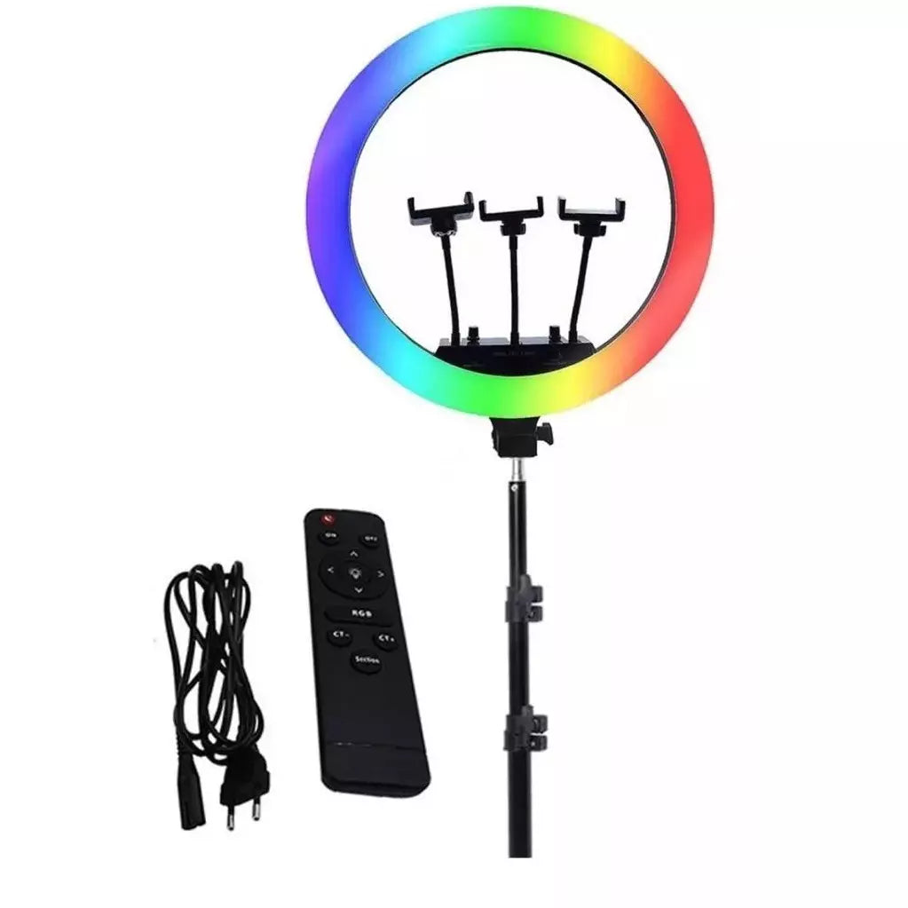 Aro De Luz Multicolor 45cm + Tripode - LA BOUTIQUE FOTOGRAFICA ARO DE LUZ LA BOUTIQUE FOTOGRAFICA