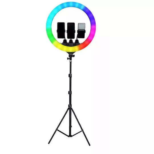 Aro De Luz Multicolor 45cm + Tripode - LA BOUTIQUE FOTOGRAFICA ARO DE LUZ LA BOUTIQUE FOTOGRAFICA