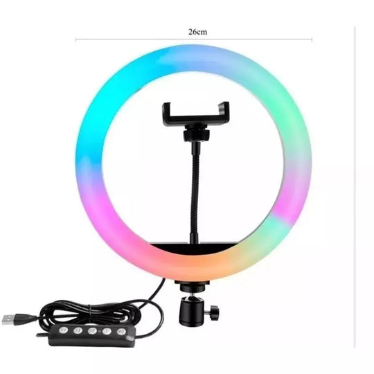 Aro De Luz Rgb 14pulgadas/ 35cm Profesional + Tripode 2m - LA BOUTIQUE FOTOGRAFICA ARO DE LUZ LA BOUTIQUE FOTOGRAFICA