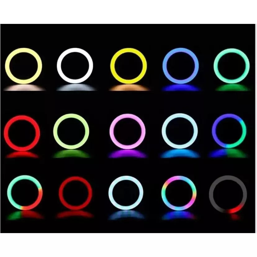 Aro De Luz Rgb 14pulgadas/ 35cm Profesional + Tripode 2m - LA BOUTIQUE FOTOGRAFICA ARO DE LUZ LA BOUTIQUE FOTOGRAFICA