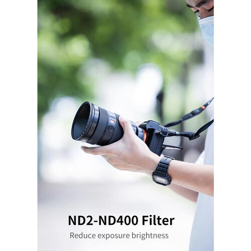 Filtro ND Profesional ND2 - ND400 K&F Concept 1-9 Paradas