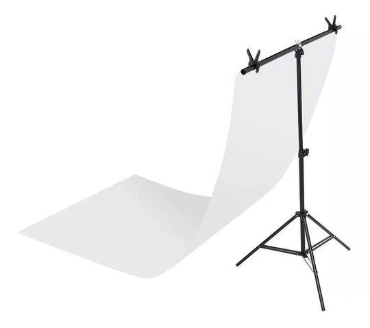 Kit Soporte T Para Montar Fondos Fotografia 70x80cm