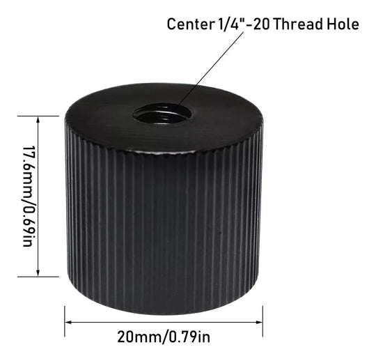 Tuerca Para Tornillo Doble Rosca 1/4 Hembra Brazo Articulado