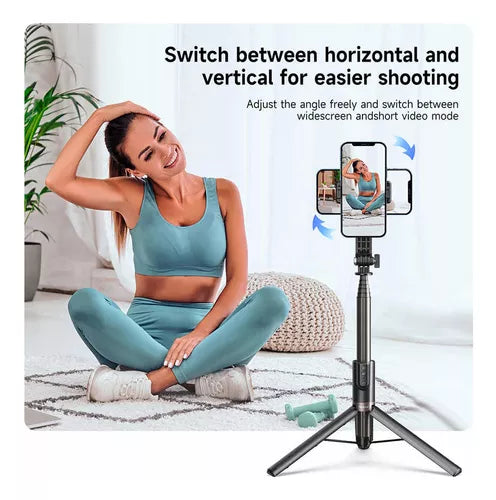 Selfie Stick Telesin Gopro O Celular Control Bluetooth 1.3m