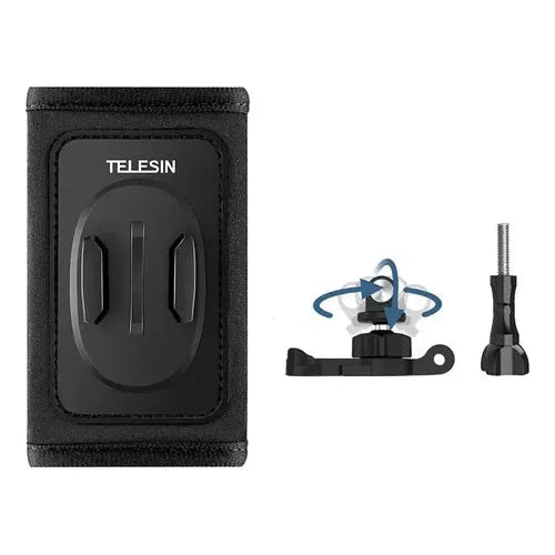 Kit TELESIN Soporte Para Morral Giratorio 360 + Hebilla + Jota