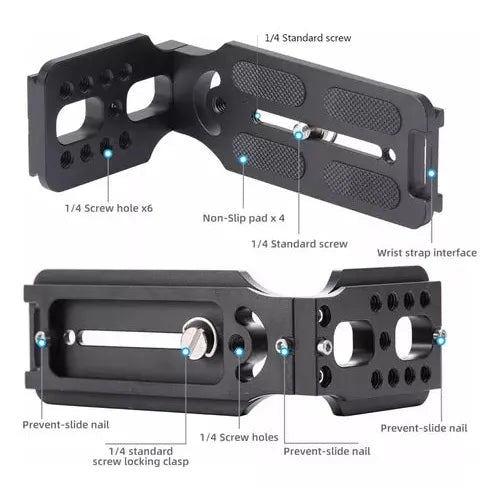 Placa Soporte En L Para Montaje Dlsr en Estabilizador