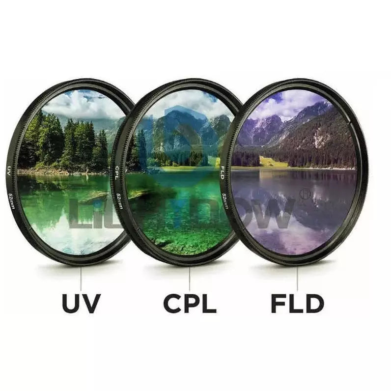 Kit De Filtros Uv Cpl Fld Diámetro A Elección 52mm 55mm 58mm - LA BOUTIQUE FOTOGRAFICA Filtros LA BOUTIQUE FOTOGRAFICA