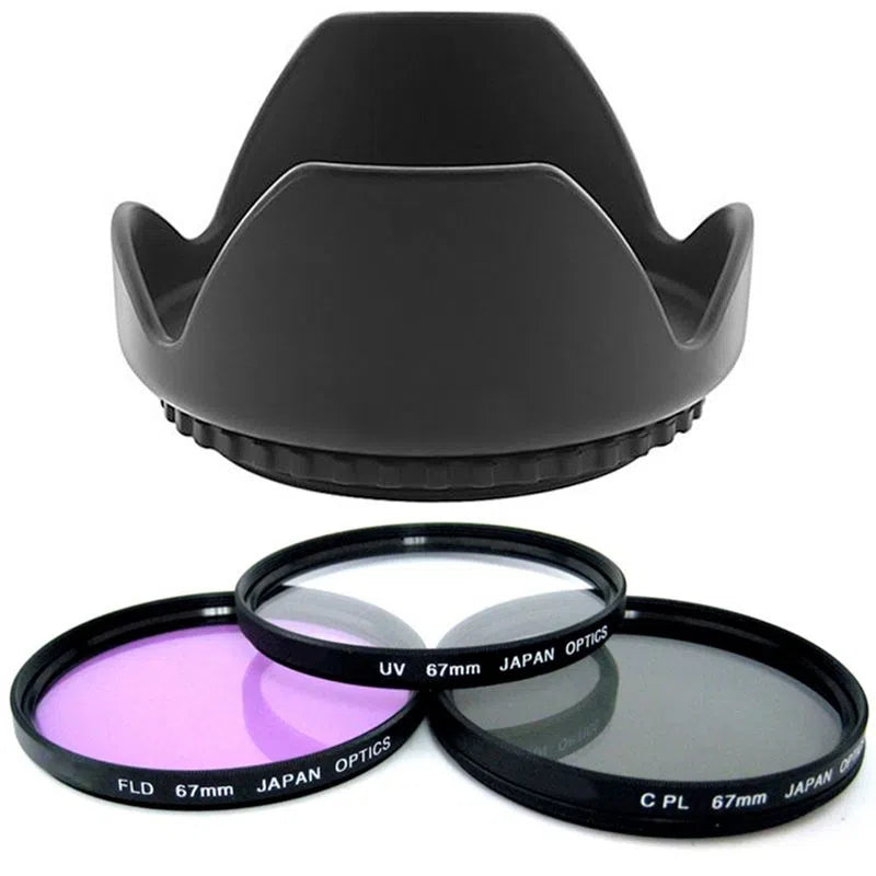 Kit Filtros Uv Cpl Fld + Parasol Pétalo Ø 52 55 58mm - LA BOUTIQUE FOTOGRAFICA Parasol y Filtros LA BOUTIQUE FOTOGRAFICA