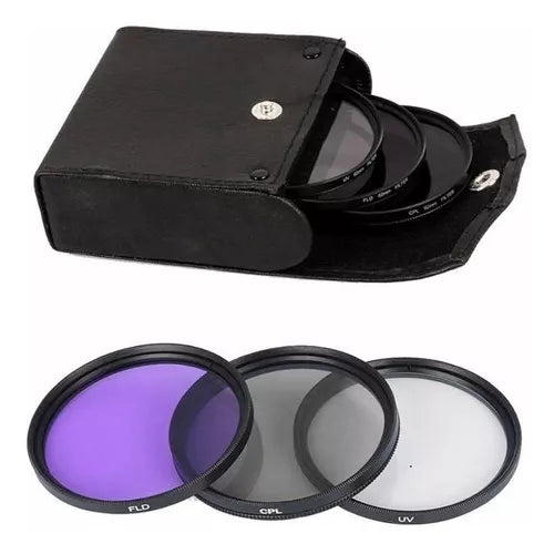 Kit Filtros Uv Cpl Fld + Parasol Pétalo Ø 52 55 58mm - LA BOUTIQUE FOTOGRAFICA Parasol y Filtros LA BOUTIQUE FOTOGRAFICA