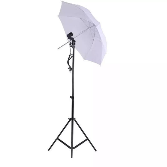 Kit Iluminación Estudio Fotografía Trípode + Sombrilla + Bombillo 20W