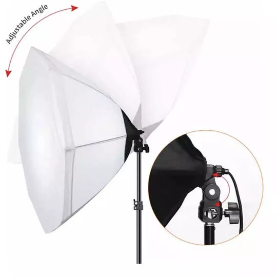 Kit Iluminación Octabox 65cm Para Fotografía Y Video