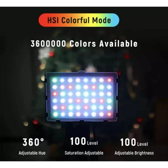 Kit Iluminación X2 Panel Led Rgb Multicolor Fotografía Video