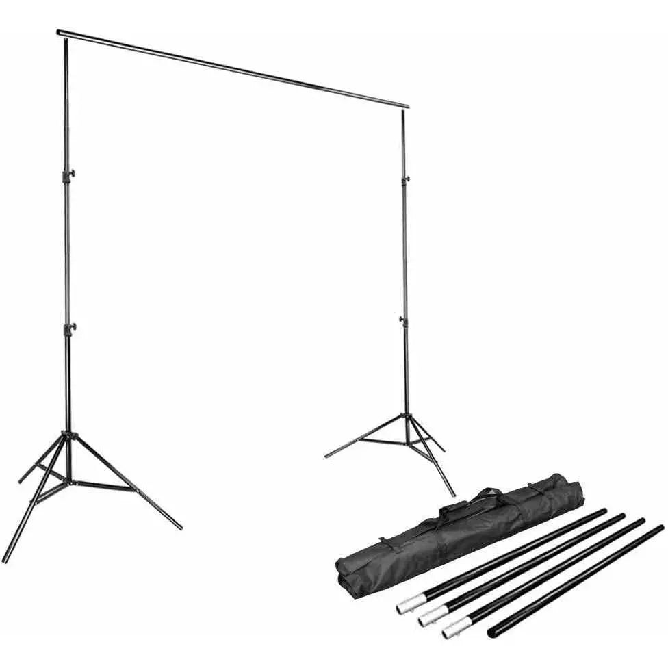 Kit Portafondos Fotografía 3x3mts+ Estuche+ 3 Telones 3x6m