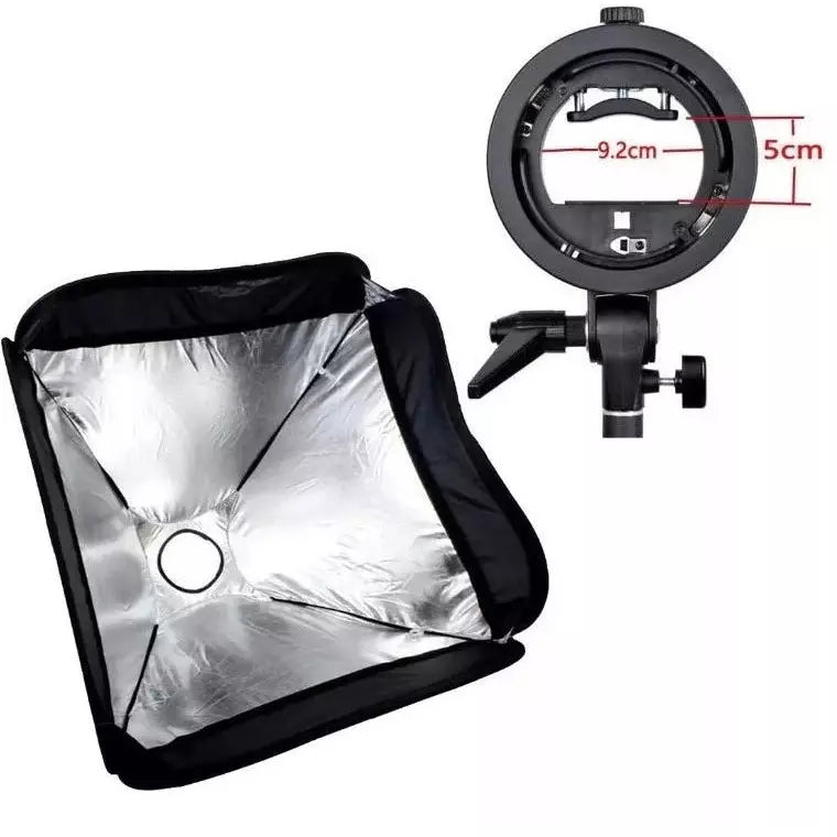 Kit Softbox Para Flash Difusor Godox 60x60cm + Tripode - LA BOUTIQUE FOTOGRAFICA LA BOUTIQUE FOTOGRAFICA