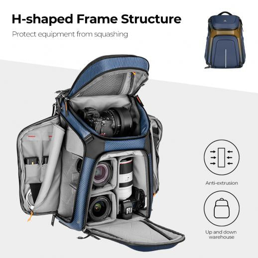 Maleta Alpha K&F Concept 25L Impermeable Para Fotografía