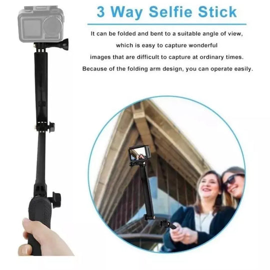 Monopod 3 Way Multifuncional Para Gopro - LA BOUTIQUE FOTOGRAFICA ACCESORIOS GOPRO LA BOUTIQUE FOTOGRAFICA