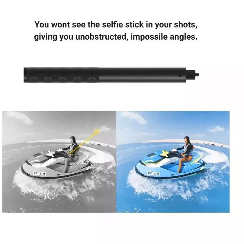 Selfie Stick Invisible Aluminio Para Insta360 1/4 PuLG 120cm