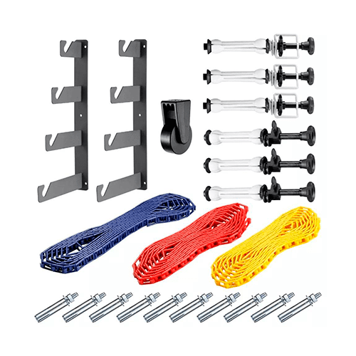 Kit De Soporte Y Rodillos De Pared Para Fondos 4 Puestos