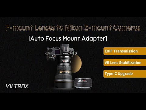 Adaptador Viltrox NF-Z Lentes Canon EF EF-S A Camara Nikon Z