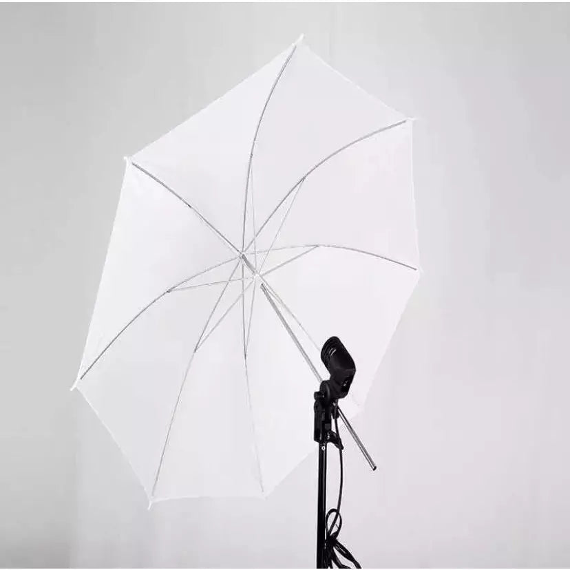 Sombrilla Blanca Translucida 83cm Para Fotografía